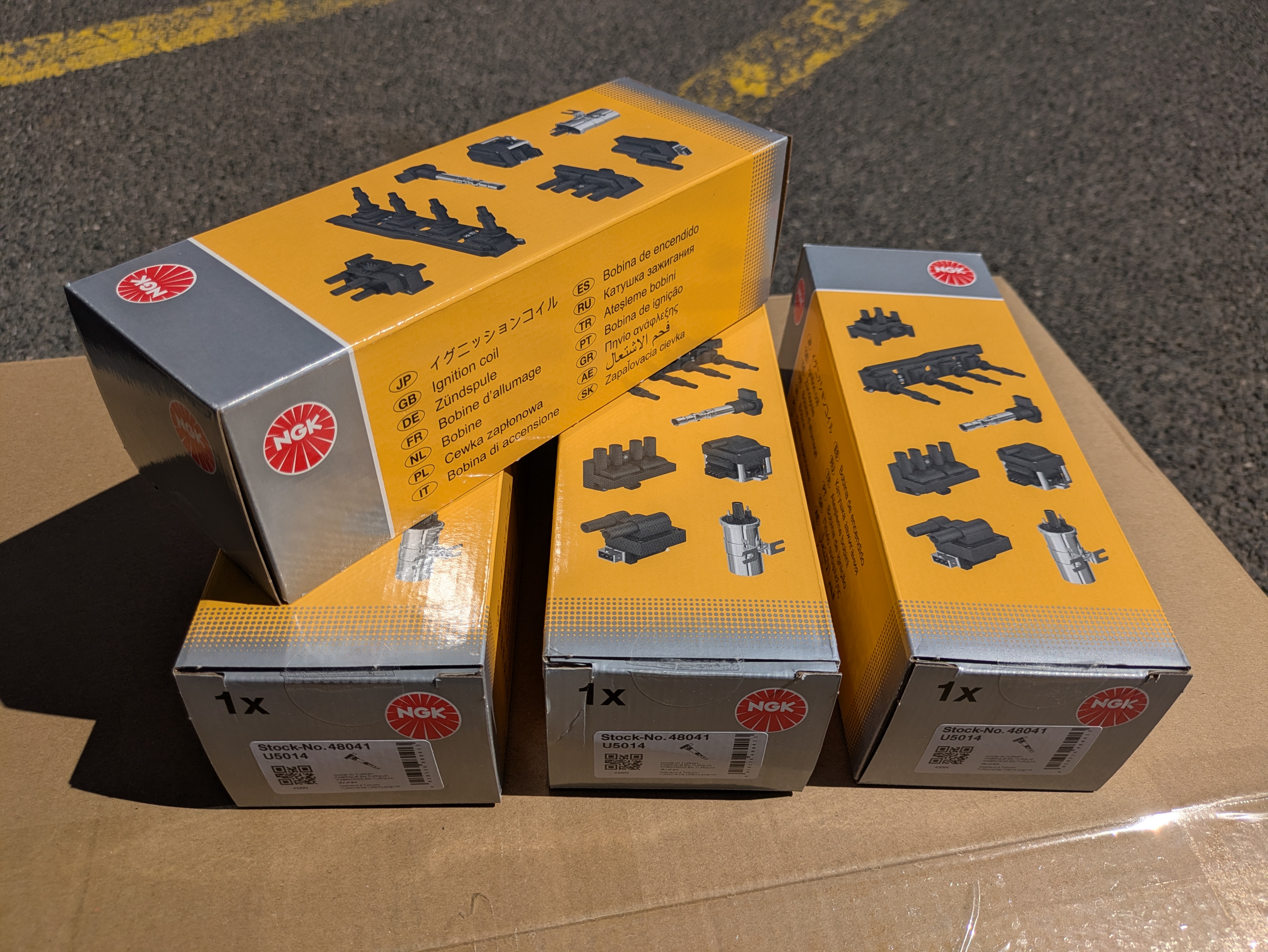 Zapalovací moduly NGK z Audi R8 pro TFSi / FSi / 1.8T / 2.7 biturbo 4ks