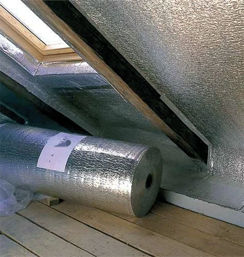 Protihluková tepelná izolace samolep s ALU fólií síla 10mm 100 x 100cm