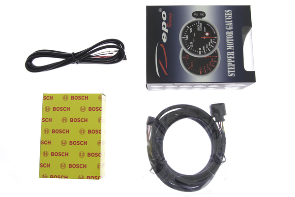 Přídavný budík Depo Racing Digital Combo - wideband kit (širokopásmová lambda sonda) + 0-5v výstup