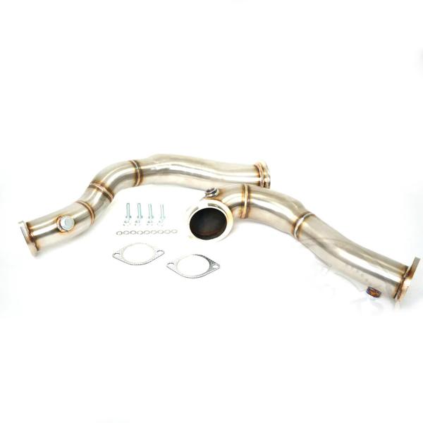 Downpipes s náhradami katalyzátorů 55Parts BMW E82 / E88 135i+1M / E90 / E91 / E92 / E93 335i/is / E89 Z4 335i N54 twin turbo xDrive