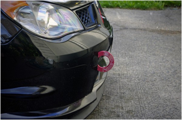 Přední a zadní odtahový hák (odtahové oko) Benen style - zlatý