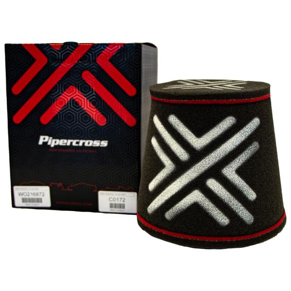 Univerzální sportovní filtr Pipercross výška 200mm x šířka 200mm - průměr 60mm (sportovní pěna)