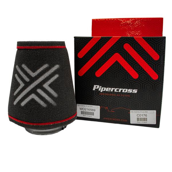 Univerzální sportovní filtr Pipercross výška 190mm x šířka 150mm - průměr 70mm (sportovní pěna)