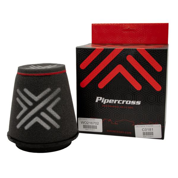 Univerzální sportovní filtr Pipercross výška 190mm x šířka 150mm - průměr 110mm (sportovní pěna)