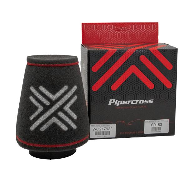 Univerzální sportovní filtr Pipercross výška 190mm x šířka 150mm - průměr 85mm (sportovní pěna)