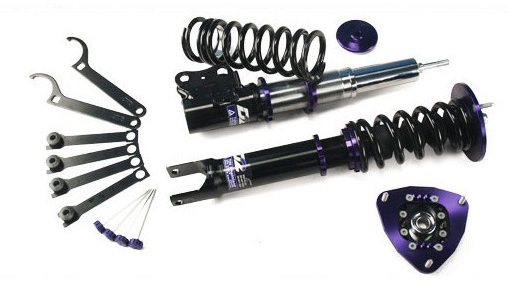 Kompletní výškově a tuhostně stavitelný podvozek D2 Racing série Drift pro BMW 3-Series E30 316i/318i/320i/323i/325i průměr 51mm (82-92)