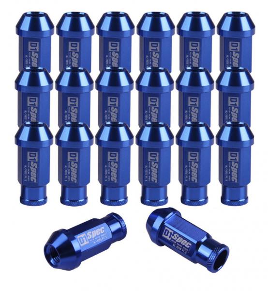 Kolové matice (štefty) D1 Spec závit M12 x 1.25 - modré