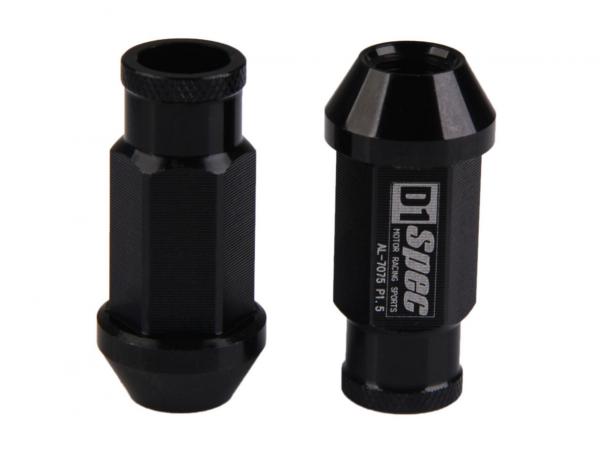 Kolové matice (štefty) D1 Spec závit M12 x 1.5 - černé