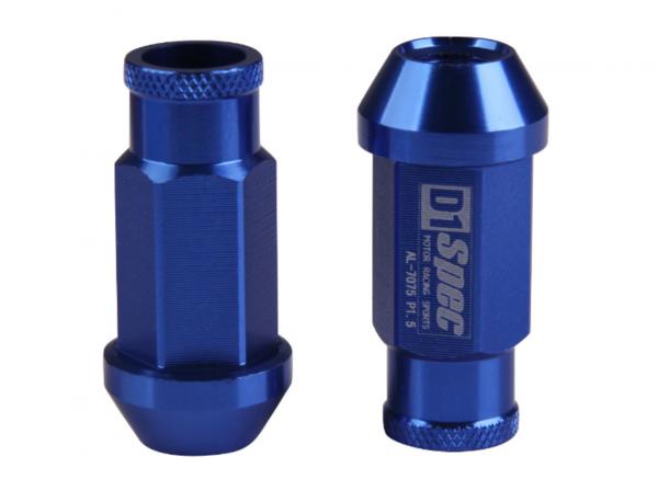 Kolové matice (štefty) D1 Spec závit M12 x 1.5 - modré