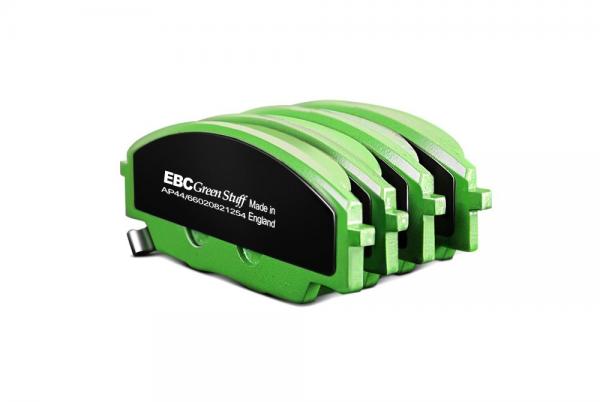 Přední brzdové destičky EBC Greenstuff na Fiat 124 Spider 1.4 Turbo 140PS (16-)