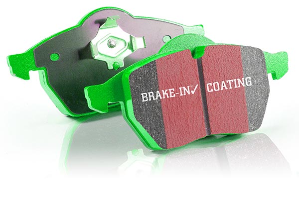 Přední brzdové destičky EBC Greenstuff na VW Corrado 2.9 192PS (92-96)