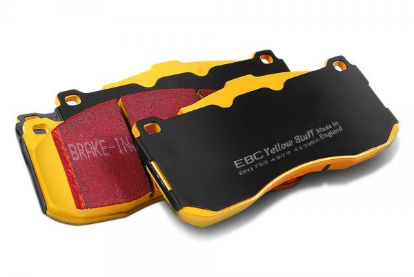 Přední brzdové destičky EBC Yellowstuff na Audi Allroad Quattro 2.7 Twin Turbo (set 8 destiček) (00-03)