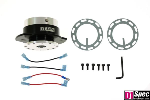 Nába na volant rychloupínací univerzální D1 Spec - černá