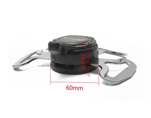 Zajišťovací karabina Cam Lock k bezpečnostnímu vícebodovému pásu