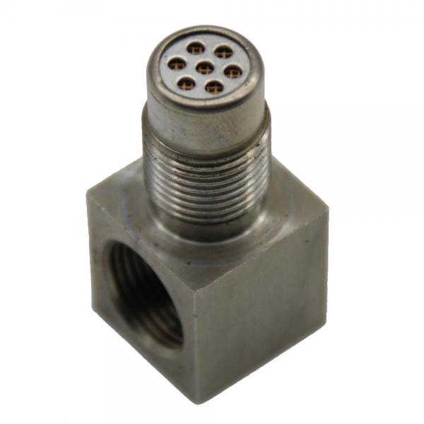 Adaptér pro odstínění lambda sondy ESE Tuning - úhel 90° - závit M18x1.5 (mini kat)