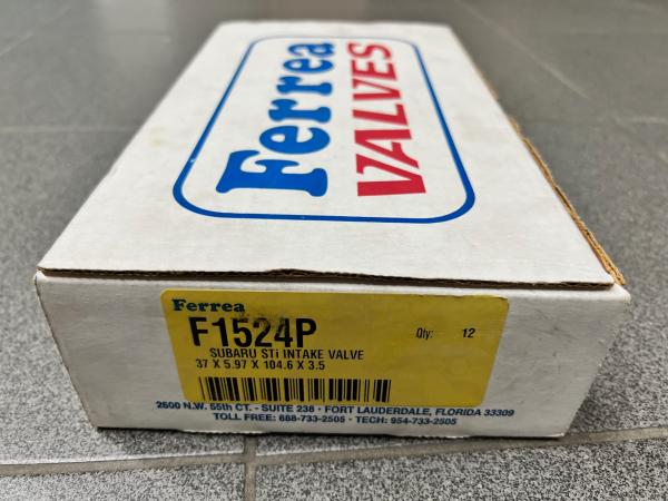 Sací ventily Ferrea Competition Plus Subaru Impreza / Forester / Legacy /  Outback EJ20/EJ25 - overize +1mm