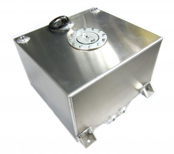 Závodní celohliníková palivová nádrž 40l (racing fuel tank) se senzorem na ukazatel stavu paliva (full billet)
