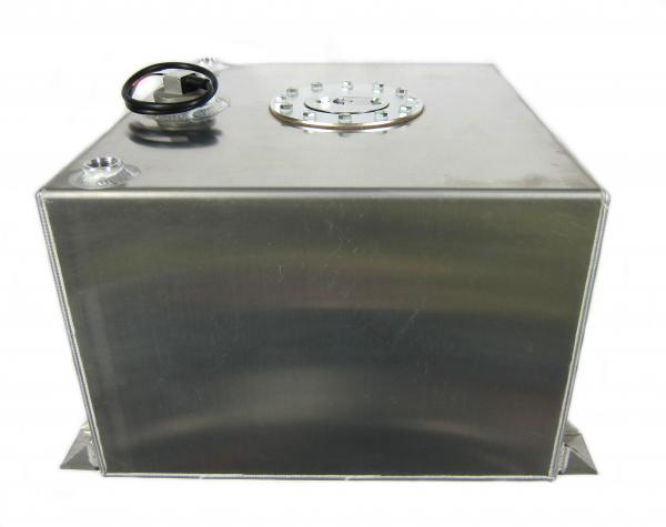 Závodní celohliníková palivová nádrž 40l (racing fuel tank) se senzorem na ukazatel stavu paliva (full billet)