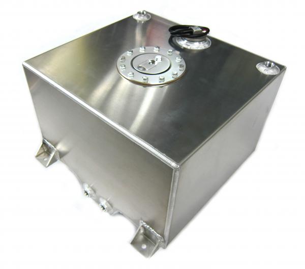 Závodní celohliníková palivová nádrž 80l (racing fuel tank) se senzorem na ukazatel stavu paliva (full billet)