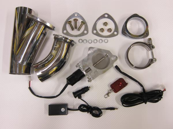 Elektronická výfuková klapka 63,5mm v-band s dálkovým ovladačem