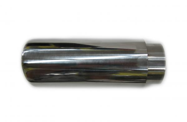 Koncovka výfuku kulatá zkosená - průměr 76mm