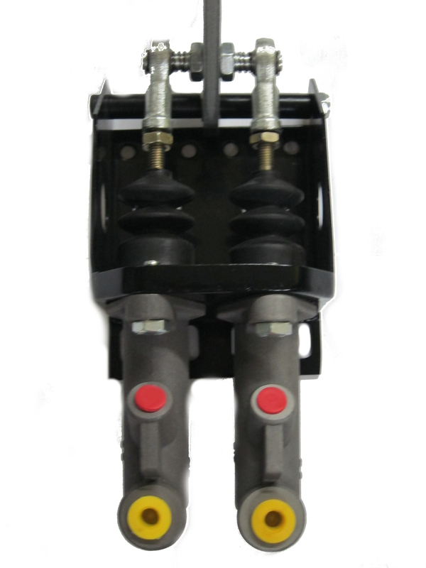 Hydraulická ruční brzda HPP - vertikální (s dvojitým brzd. válcem a aretací)