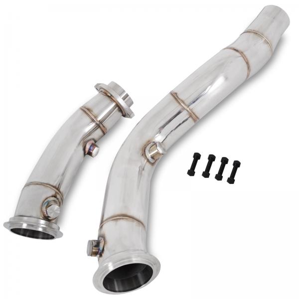 Downpipes s náhradami katalyzátorů Jap Parts BMW F80 M3 / F82 / F83 M4 (14-)