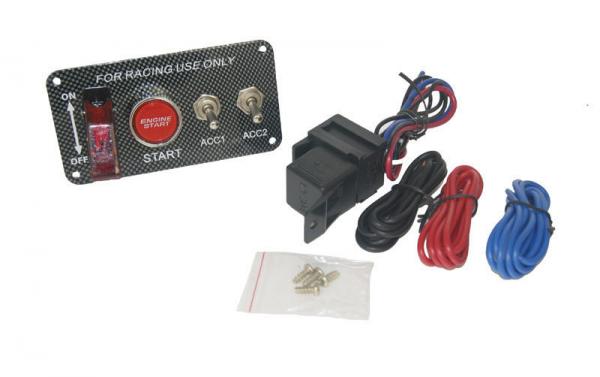 Startovací panel carbon look - typ SEP3014