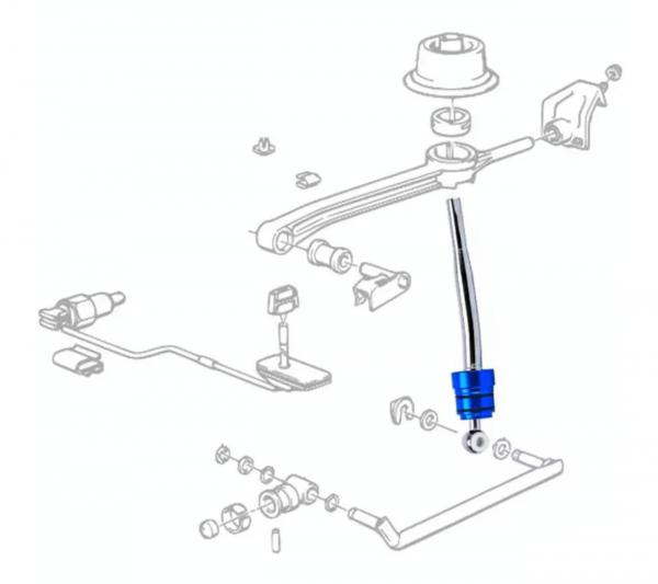 Zkrácené řazení Jap Parts BMW 3-Series E30 (84-91) / E36 (92-99) / E46 (98-04) / 5-Series E39 (96-02) - Typ 1