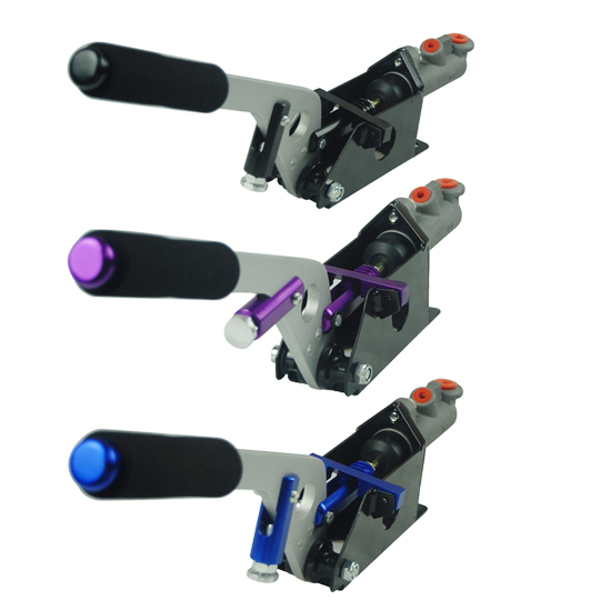 Hydraulická ruční brzda Japspeed - road, race, drift - vertikální + horizontální (s brzd. válcem)