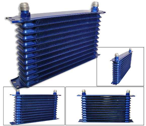 Olejový chladič / chladič oleje Trust style 7 šachet 300 x 90 x 50mm (D-10)