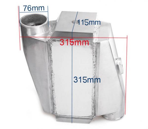 Aftercooler 305 x 315 x 115mm - výstupy 76mm