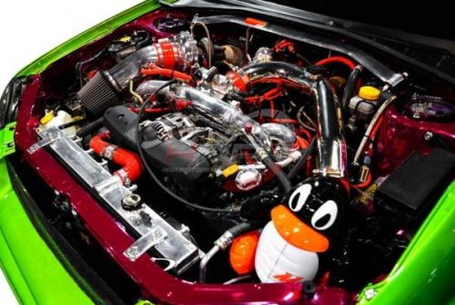 Hliníkový závodní chladič Mishimoto Subaru Impreza WRX/STI GD (01-07) X-Line