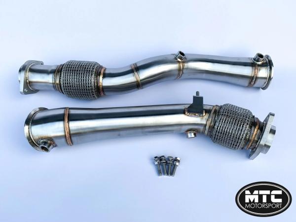 Downpipes s náhradami katalyzátorů MTC Motorsport BMW X3M F97 / X4M F98 3.0 S58 (19-)