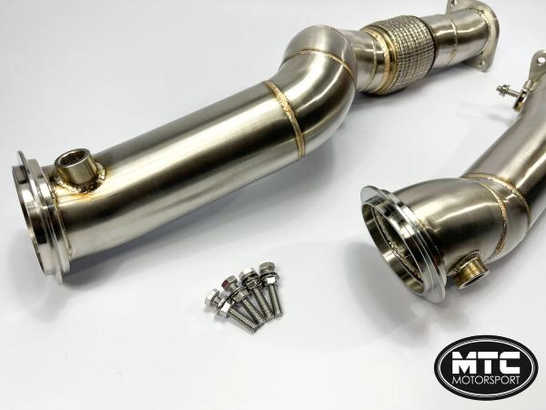 Downpipes s náhradami katalyzátorů MTC Motorsport BMW G87 M2 G80 / G81 M3 / G82 / G83 M4 S58 (20-)