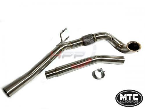 Downpipe s náhradou OPF/GPF MTC Motorsport VW Golf 8 R 2.0 TSI (19-)