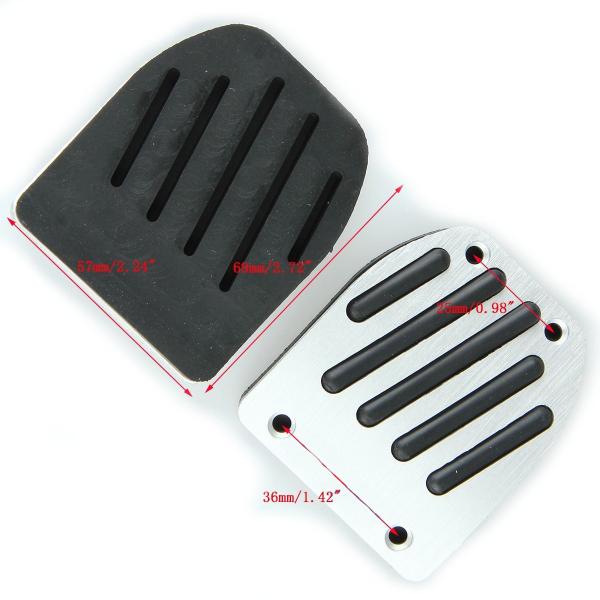 Pedály ProRacing pro BMW 1-Series E81 / E82 / E87 / E88 bez loga - manuální převodovka - černé