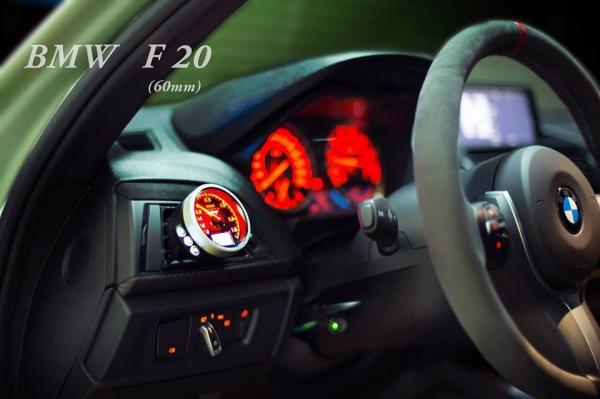 Držák budíku do ventilace BMW 1-Series F20 / F21 (11-) - 1x budík 52mm