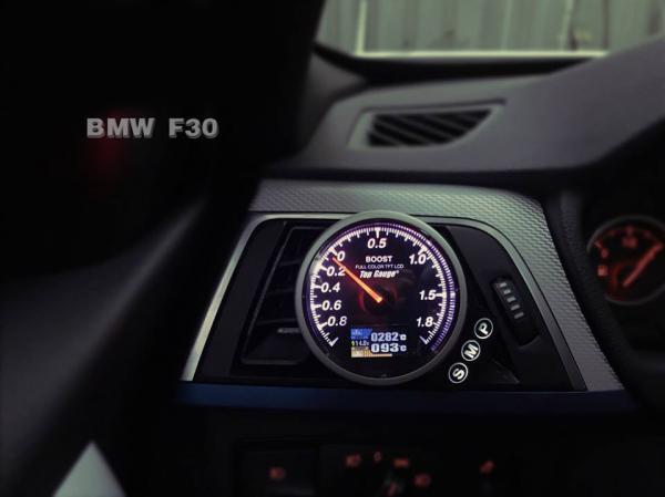 Držák budíku do ventilace BMW 3-Series F30 / F31 / GT F34 / F35 (11-) - 1x budík 52mm