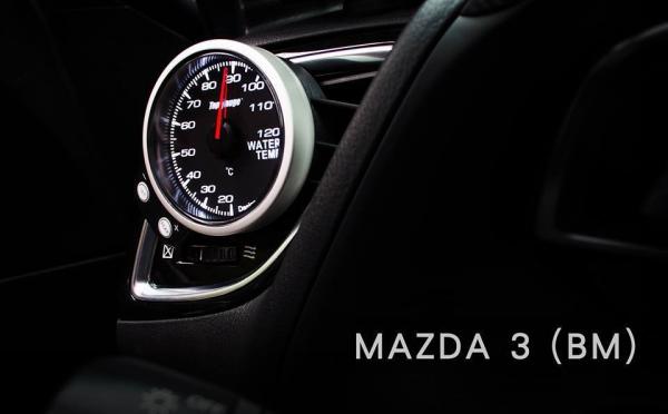 Držák budíku do ventilace Mazda 3 BM (13-16) - 1x budík 52mm