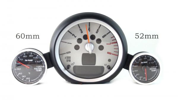 Držák budíku vedle přístrojovky Mini Countryman R60 (10-16) - 1x budík 52mm