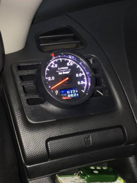 Držák budíku do ventilace Suzuki Swift ZC32 (10-) - 1x budík 52mm