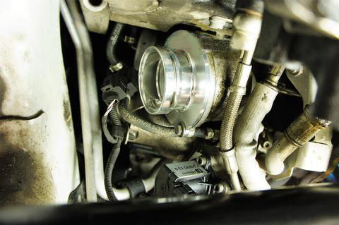 Adaptér na sací část turba (Turbo Muffler Delete) - VW, Audi, Seat, Škoda 1.8/2.0 TFSi motory EA113 (K03)