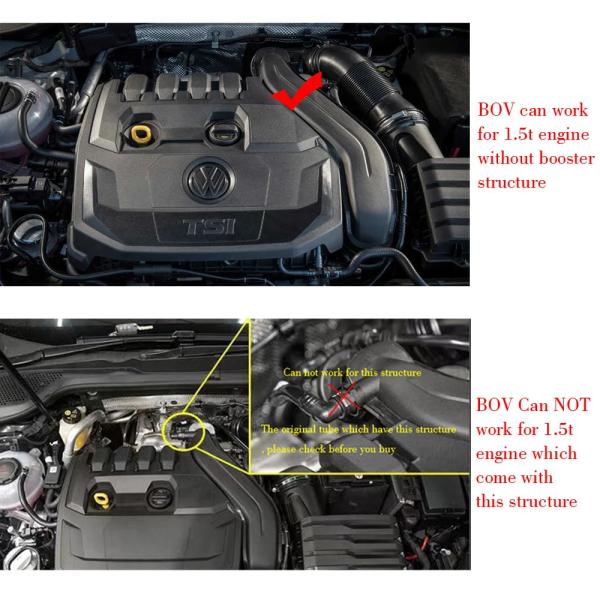Blow off ventil ProRacing VAG motory 1.5 TSi EVO (open loop)