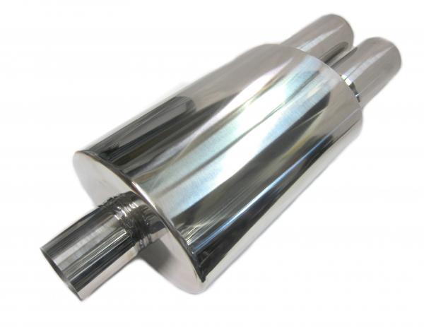 Koncový tlumič výfuku ProRacing MP17 - nerez - 63,5mm