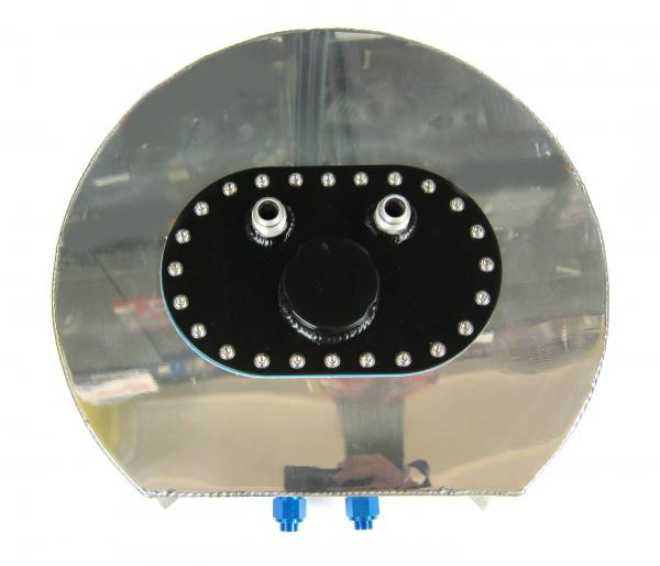 Závodní hliníková palivová nádrž 20l (racing fuel tank) - oválná