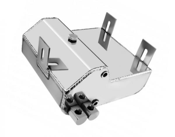 Water radiator coolant header tank - 2x vývod - objem 2l