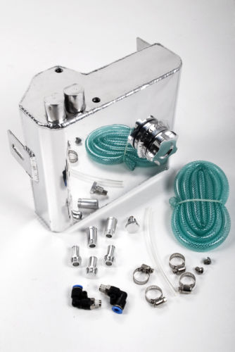 Water radiator coolant header tank - 2x vývod - objem 2l