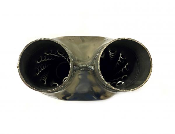 Náhrada katalyzátoru (rezonátor) ProRacing 2x 55mm (duální) - ocel