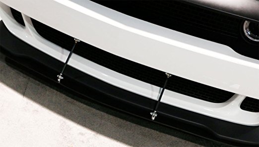 Univerzální nastavitelné vzpěry pro stabilizaci spoilerů a difuzorů - délka 150mm - černé